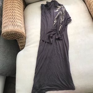 French connection long sleeve party dress size 6